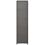 vidaXL Garde-robes pliables 2 Pièces Gris 110x45x175 cm Tissu