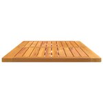 vidaXL Plateau de table 110 x 55 x 2 2 cm en teck massif rectangulaire