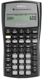 calculatrice financière TI-BA II Plus TEXAS INSTRUMENTS
