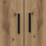 vidaXL Lit de rangement en chêne artisan 90x200 cm