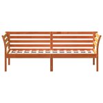 vidaXL Lit de jour sans matelas cire marron 75x190 cm pin massif