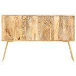 vidaXL Buffet 118x30x75 cm Bois de manguier massif