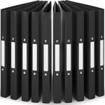 ACROPAQ 10 x Classeur A4 2 Anneaux- Jusqu'à 100 feuilles  Dos de 2 5 cm- Souple et Durable- Résisitants à l'eau- Étiquettes de Dos