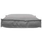Coussin de palette vidaXL pour siège Gris 70x70x12 cm en tissu Oxford