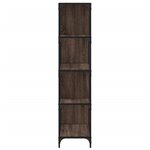 vidaXL Bibliothèque à 4 niveaux chêne marron bois d'ingénierie