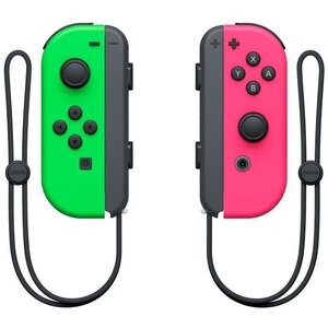 Manettes Joy-Con Vert Néon / Rose Néon pour Console Switch