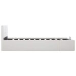 vidaXL Cadre de lit à rangement hydraulique sans matelas 120x200 cm