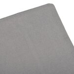 vidaXL Chaise longue avec coussin Plastique Anthracite