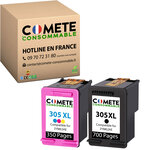 Cartouche 305XL Pack de 2 Compatibles Comete, Entreprise Française