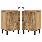 vidaXL Armoire de salle de bain 38x33x58 cm bois massif de manguier