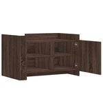 vidaXL Table basse chêne marron 80x50x50 cm bois d'ingénierie