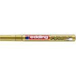 Marqueur Peinture brillante 751 Or Pointe Ronde 1-2 mm x 10 EDDING