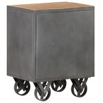vidaXL Table de chevet 40x30x51 cm Bois de récupération solide