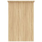 vidaXL Bureau Chêne sonoma 100x50x76 cm Bois d’ingénierie