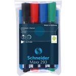 Marqueur tableau blanc Maxx 293 Pochette 4 assorti SCHNEIDER