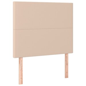 vidaXL Têtes de lit 2 Pièces Cappuccino 100x5x78/88 cm Similicuir