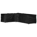 vidaXL Housse de salon de jardin en forme de L 16 œillets 210x260x80cm