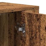 vidaXL Buffet en bois ancien 80x33x150 cm en bois reconstitué