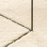 vidaXL Tapis HUARTE à poils courts doux et lavable crème 60x110 cm