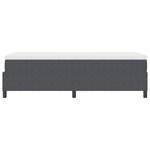 vidaXL Lit avec sommier avec matelas gris foncé 90x200 cm tissu en velours côtelé