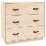 vidaXL Buffet 80x40x75 cm Bois massif de pin