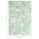 vidaXL Tapis d'extérieur ARAKIL Vert 190x290 cm PP