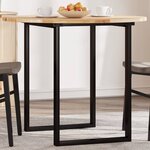 vidaXL Dessus de table rond Ø90x2 cm bois massif d'acacia