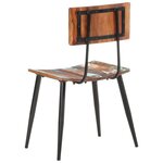 vidaXL Chaises à manger lot de 6 bois de récupération solide