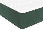 vidaXL Matelas de lit à ressorts ensachés 120x210x20 cm velours