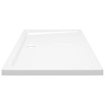 vidaXL Receveur de douche rectangulaire ABS 70x90 cm