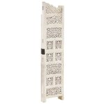 vidaXL Cloison de séparation 4 panneaux Blanc 160x165 cm Bois manguier