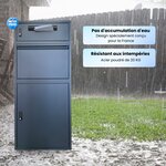 Boîte aux lettres avec compartiment séparé - ParcelXL - Antivol - Boîte à colis autonome