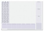 Sous-mains bloc papier 'Lilac', 595 x 410 mm SIGEL