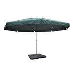 vidaXL Parasol de jardin avec base portable aluminium vert