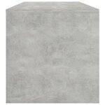 vidaXL Table basse Gris béton 100x40x40 cm Bois d’ingénierie