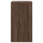 vidaXL Commode d'angle chêne marron 60x41x76 cm bois d'ingénierie