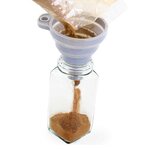 Flacon à épices poudreur + entonnoir + fenugrec moulu 35 g