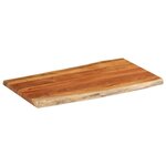 vidaXL Dessus de table 120x60x2 5cm rectangulaire bois massif d'acacia