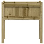 vidaXL Jardinière avec pieds 70x31x70 cm bois de pin imprégné