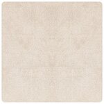 vidaXL Tapis Shaggy à Haute Pile Crème 160x160 cm PP