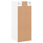 vidaXL Armoire murale blanc 34 5x34x90 cm