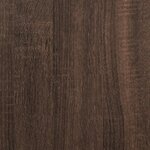 vidaXL Bibliothèque à 4 niveaux chêne marron bois d'ingénierie