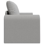 vidaXL Canapé Lit 2-en-1 Gris Nuage 148x71x83 cm Tissu