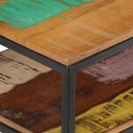 vidaXL Meuble TV 130x30x45 cm Bois de récupération massif