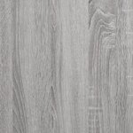 vidaXL Meuble TV Sonoma gris 100x35x40 cm Bois d'ingénierie