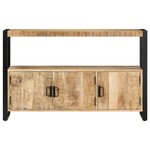 vidaXL Armoire latérale 120x30x75 cm Bois de manguier solide