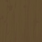 vidaXL Bureau Marron miel 110x50x75 cm Bois massif de pin