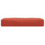 vidaXL Coussin de palette rouge mélangé 60x60x10 cm tissu