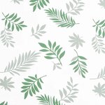 vidaXL Coussin de palette motif de feuilles 50x40x12 cm tissu