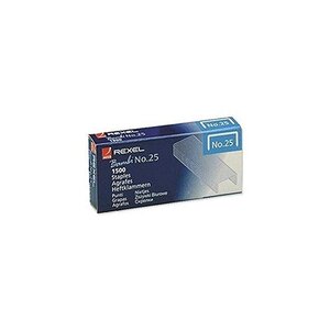 Rexel Agrafes nr. 25, contenu: 1.500 pièces, galvanisé